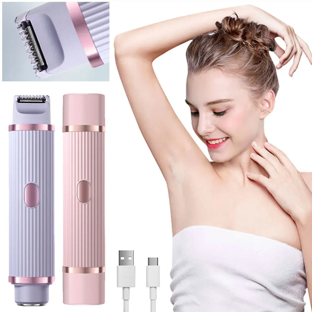 Rechargeable Electric Razor for Women Hair Removal