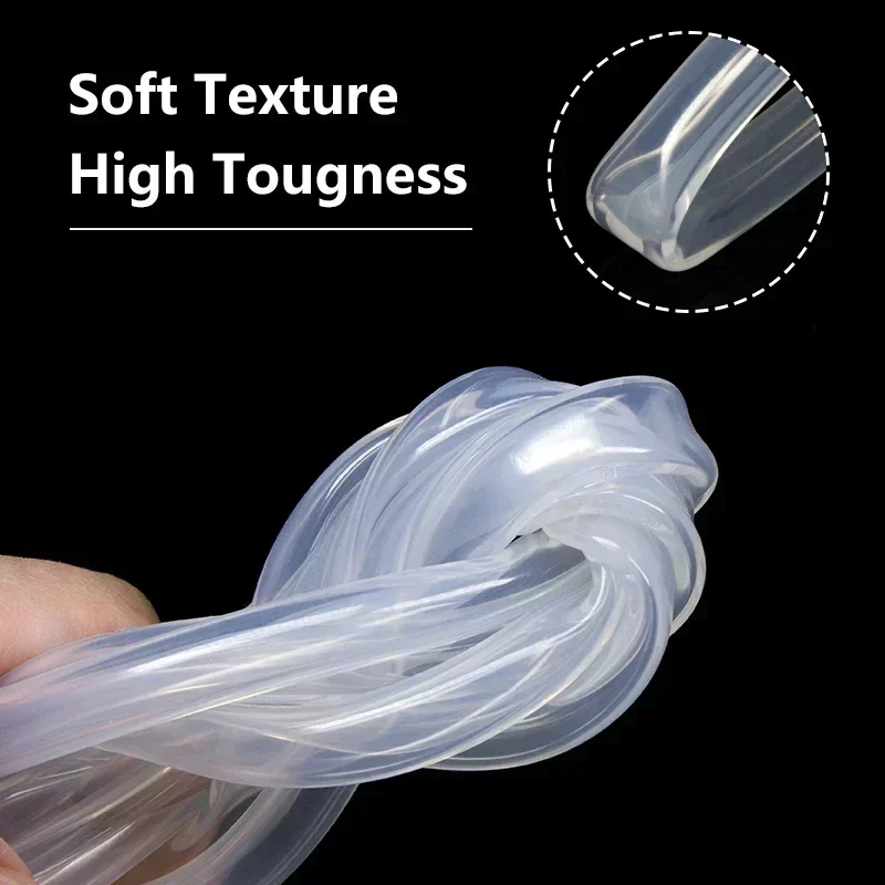 Food Grade Silicone Rubber Hose Transparent Plastic Tube Aquarium Air Watering Hose 1M~10M ID 0.5~20mm OD 1~28mm