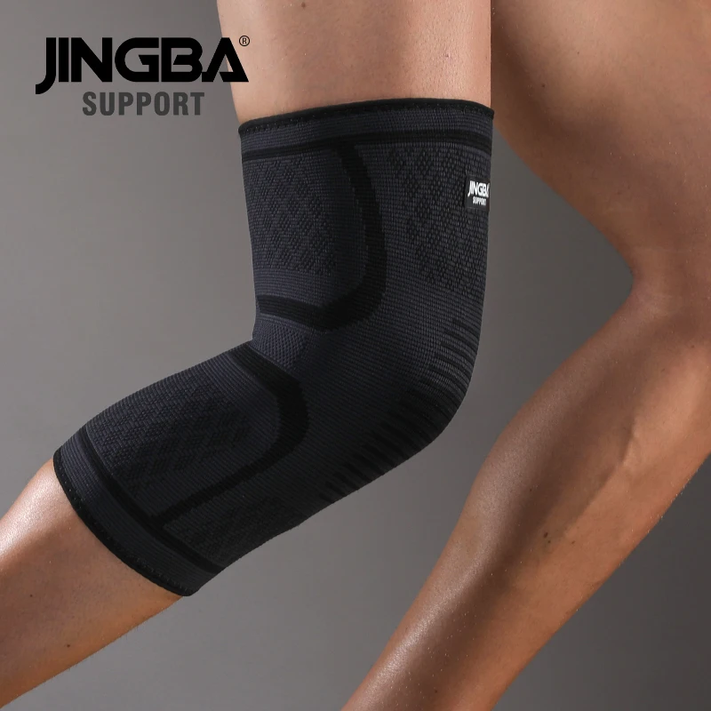 1 pc elastische atmungsaktive Kompressions-Knies tütz hülse für Basketball-Lauf radfahren – Detail 7