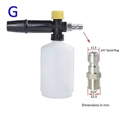 Ultimate Foam Cannon Nozzle for High-Pressure Washers (1-4 Quick Connector)