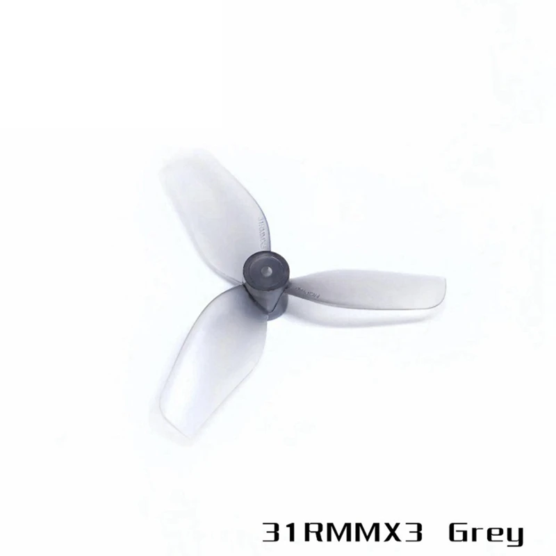2Pairs 31Mm 3-Blade PC Propeller Lightweight Prop 1.0Mm Shaft For Meteor65 Meteor65pro Air65 Quadcopter