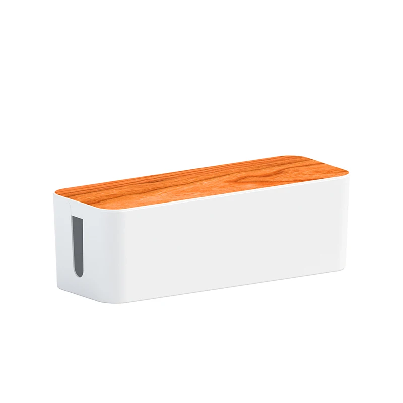 Cable Management Box for Concealing Power Strips and Chargers