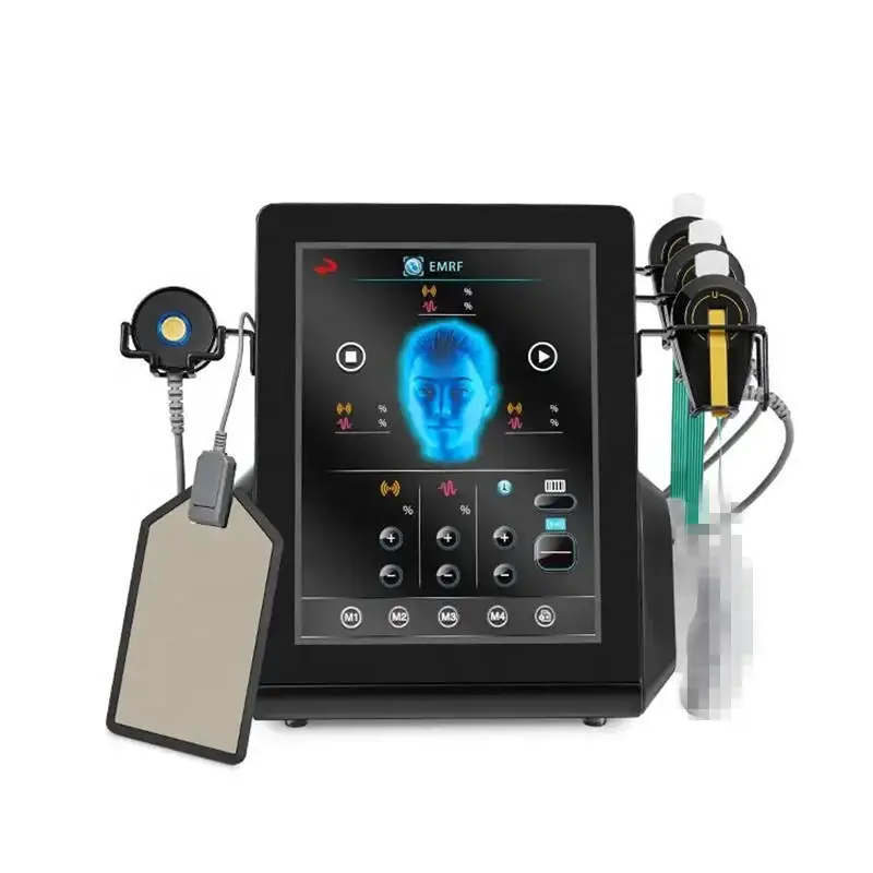 Spa Use Electric Magnetic Facial Microcurrent Ems rf Face Lifting Electric Massage Sculpting Slimming Face Ems PEFACE