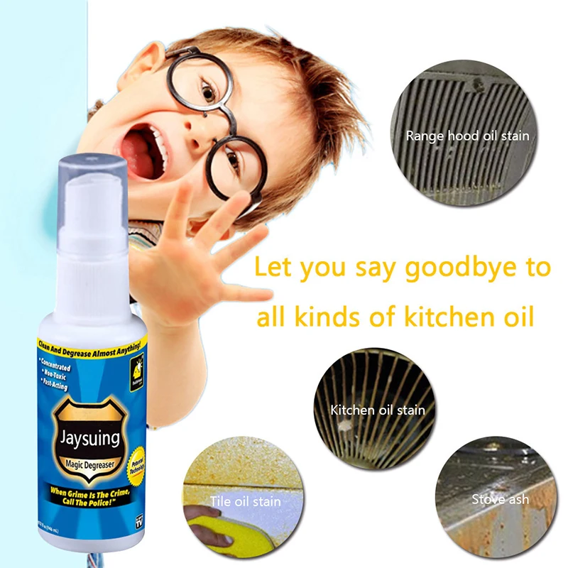 Kitchen Magic Degreaser Cleaner Spray Oil Stain Remover