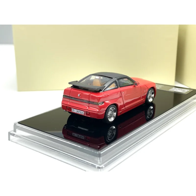 다이캐스트 1:64 스케일 로미오 SZ 1989 합금 시뮬레이션 자동차 모델 컬렉션 기념품 휴일 선물 장난감 정적 디스플레이