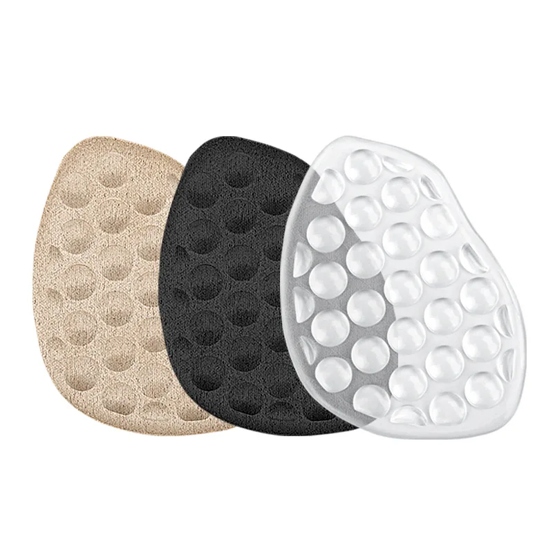 Silicone Forefoot Cushion Particle Massage Soft Half Insoles Women Shoes Pad Foot Care Products Sandals Heels Non-slip Feet Pads shoe insoles,forefoot pads,forefoot cushion