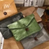JIANWU Vintage Thin Dupont Paper Waterproof Large Capacity Soft Storage Bag Creative DIY Journal Student Supplies Stationery 1