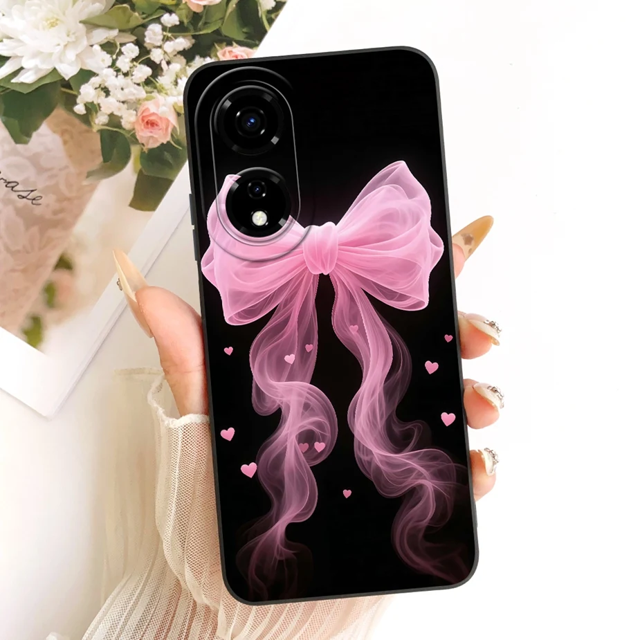 Luxury Love Heart Painted Soft Silicone Case - Stylish Protective Cover