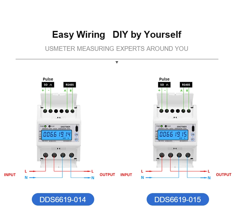 luz de fundo, Modbus, monofásico, trilho DIN, RS485, 220V AC, 015, novo