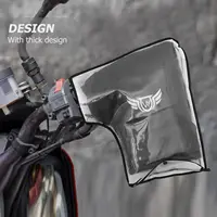 1Pair Windproof Handlebar Gloves Winter Outdoor Keep Warm Gloves For Motorcycle Vehicle Bicycle Handle Large Guard Cover Gloves 2