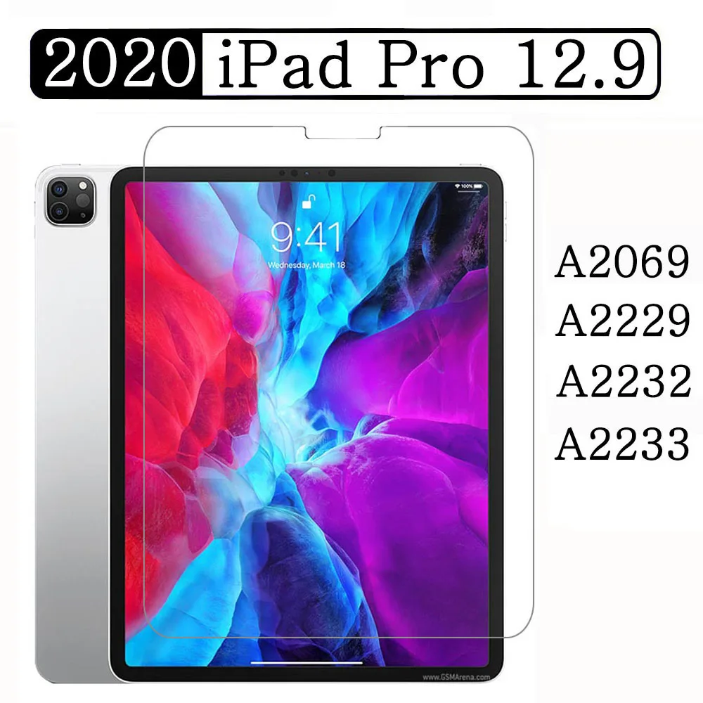 Vetro Temperato Per Apple Ipad Pro 12.9 2020 A2069 A2229 A2232 A2233 Pellicola Protettiva Per Schermo A Copertura Totale Di Quarta Generazione