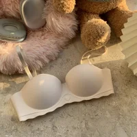 Soutien-gorge push-up sexy pour femme, bralette côtelée sans armatures, sous-vêtement doux à demi-bonnet fixe, soutien-gorge invisible sans couture, lingerie pour petite poitrine S-XL 4