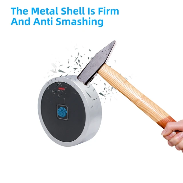 FULL-Round Style Integrated EM RFID Door Access Control Waterproof Metal Unlock Fingerprint/Pin Code Anti-Tamper Alarm 5