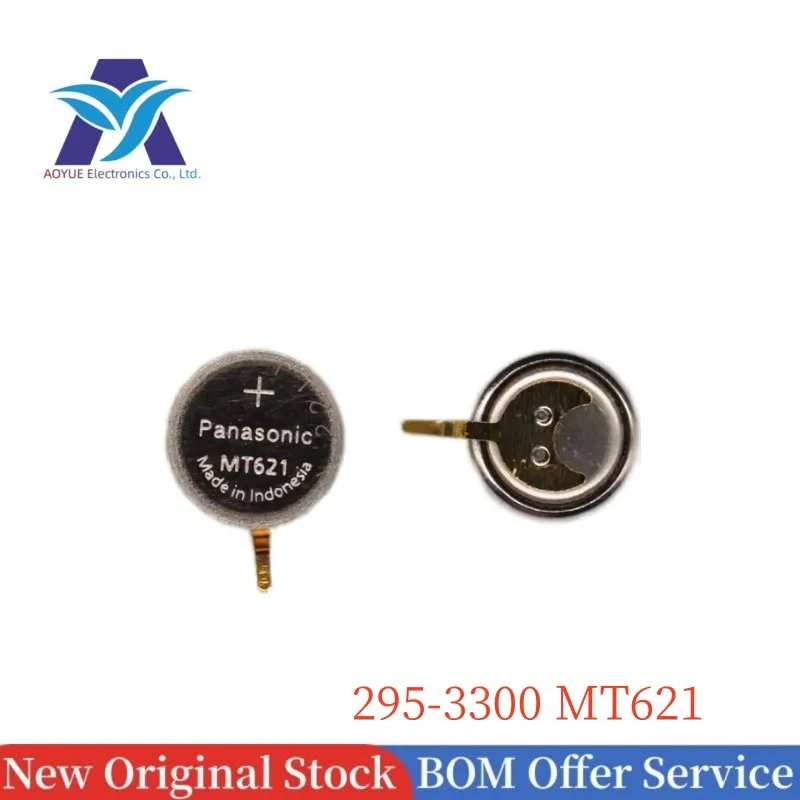 5 Pz/Lotto Nuovissimo 295-3300 Mt621 Per Orologio A Celle Solari Citizen Batteria Ricaricabile A Energia Fotocinetica