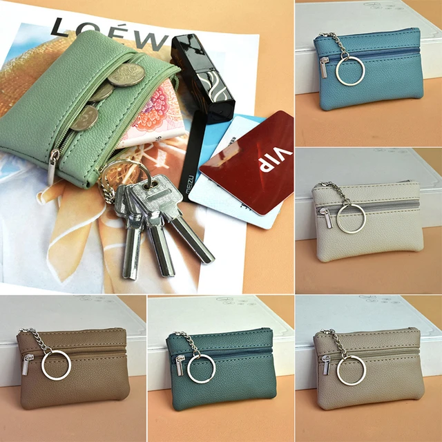Leather Coin Purse Holder Key  Pu Leather Money Change Bag - 2023 New  Fashion Pu - Aliexpress