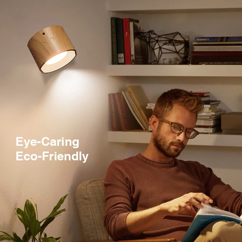 Lampada Da Parete Interna Senza Fili Con Telecomando – Faretto LED Ricaricabile 2000 MAh, Dimmerabile, 3 Temperature, Timer, Rotazione 360° - 2