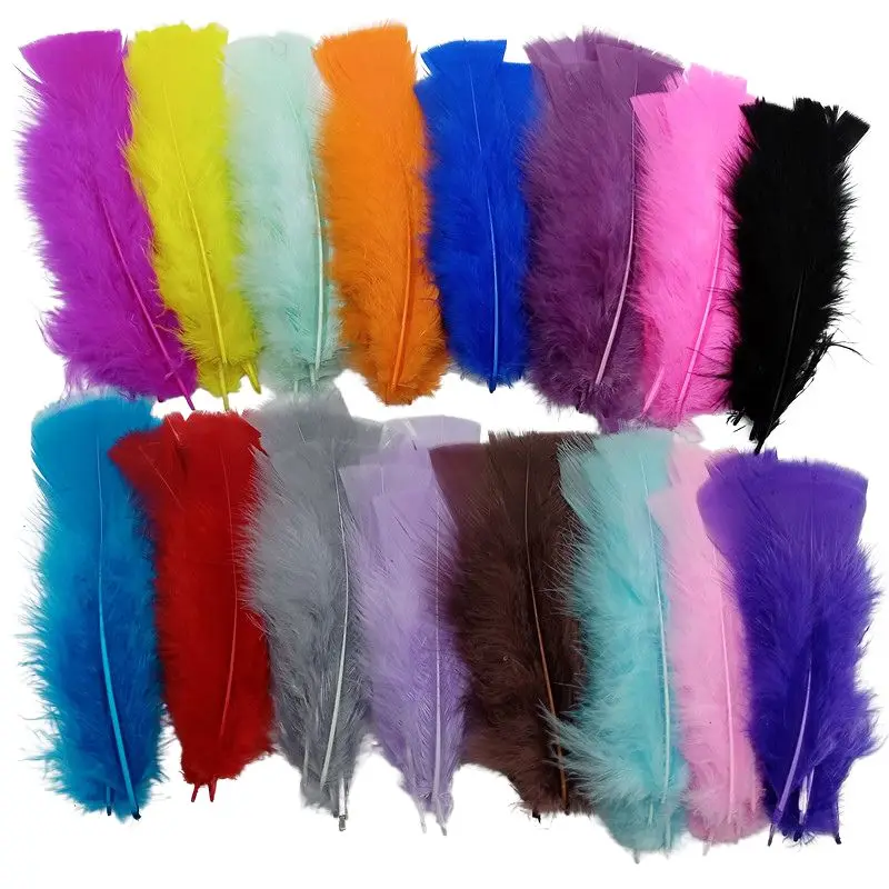 Long Fluffy Natural Feathers for Hair and Crafts Full Rooster