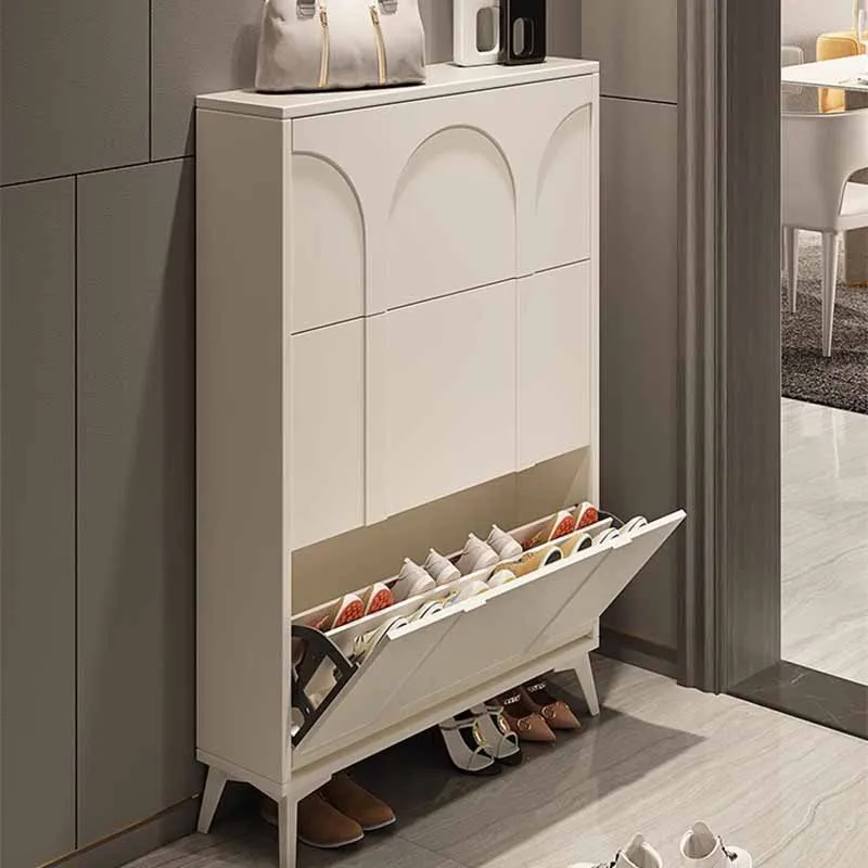 

Storage Luxury Living Room Shoe Cabinets Design Waterproof Simple Balcony Shoe Rack Shelf Narrow Szafka Na Buty Home Furniture