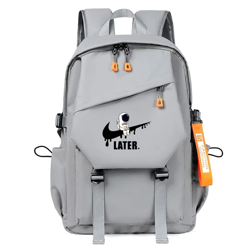 Spaceman Anti Splashing Mochila Computador Usb Recarregável Leisure Travel Bolsa Grande Capacidade Multi Divertido Moda - Imagem 5