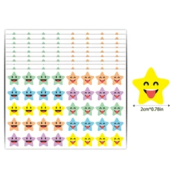 Vibrant Star Reward and Decorative Sticker Pack - 400 Colorful Self - Adhesive Stickers (00782)