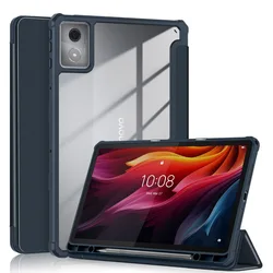 Enhanced Protective Magnetic Folding Stand Case for K11 Plus 11.45 inch (Dark Blue)