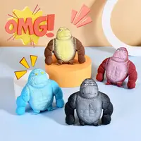 Orangutan Stretch Squeezing Monkey Toys Creative Soft Rubber Slow Rebound Squeeze Vent Gorilla Doll Creative Elastic Adults 1