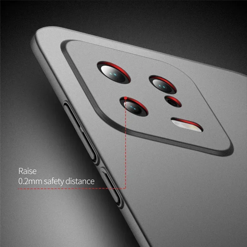 Ultra Slim Frosted Shockproof Case – Durable Hard Plastic Protection