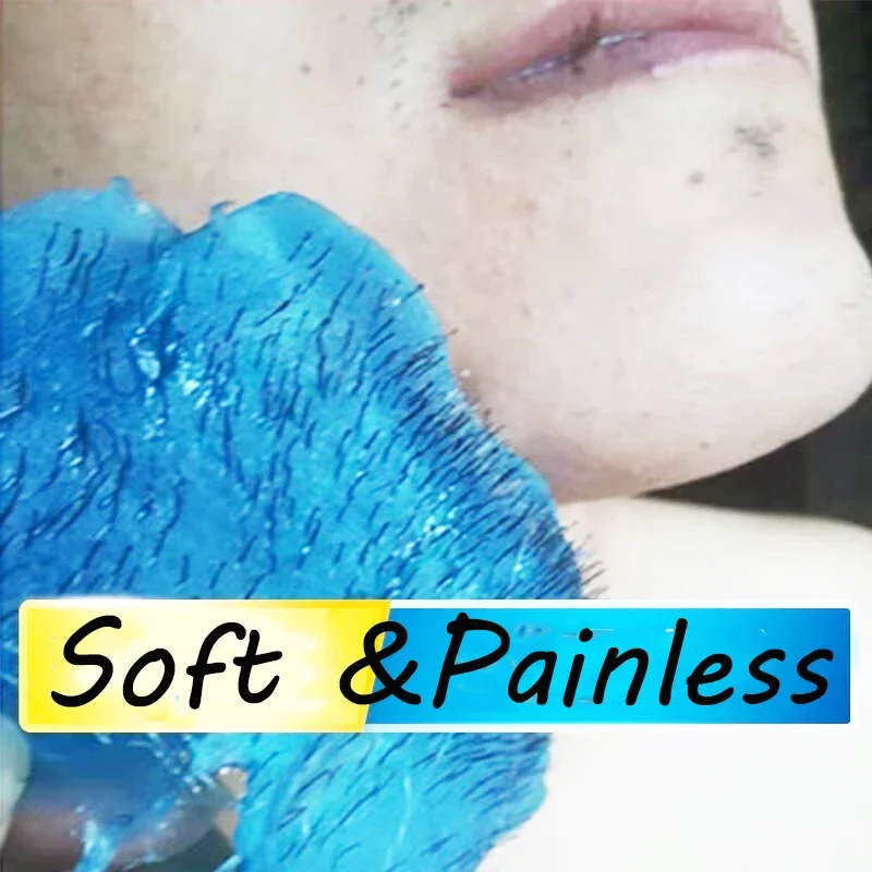 Hair Removal Wax Beads Hard Wax Beans for Face Bikini Eyebrow Legs At Home Painless Waxing Beads Vegan Formula Gentle on Skin