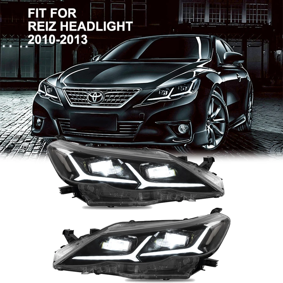 

LED Headlight For TOYOTA Reiz Mark X 2010-2013 Car LED Turn signal light Fog Lights DRL Reiz Mark X Car Accessories