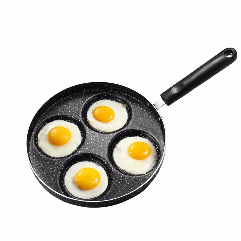 Creative 24cm Nonstick Breakfast Frying Pan Fried Egg Pot 4 Holes Pans