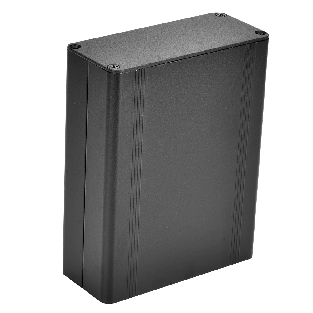 Aluminum Alloy Project Box Sandblast Oxidized Black Enclosure Electronic Case 3d printer enclosure patch panel enclosure