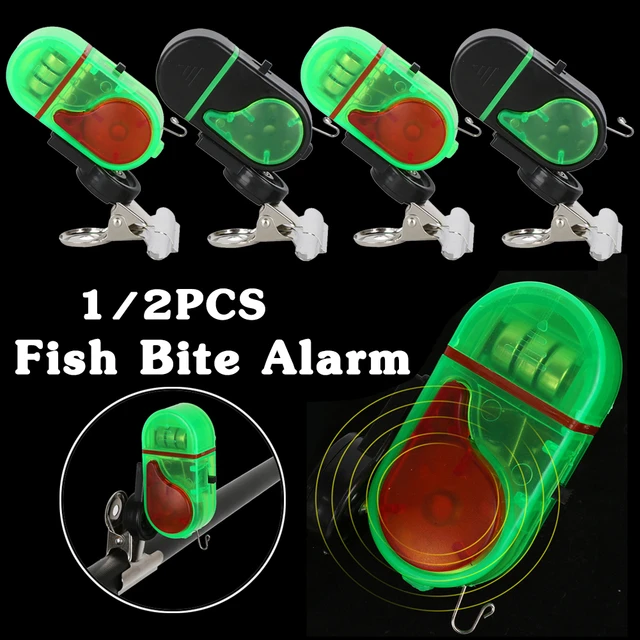 LED Light Electronic Fish Bite Strike Sound Alarm Bell Alert Clip-On  Fishing Rods Pole Easily To Install Fishing Accessories - AliExpress