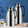 2/3L Large Capacity Insulation Jug Double-layer Vacuum Stainless Steel Insulated Kettle Portable Coffee Thermos Hot Water Bottle 5
