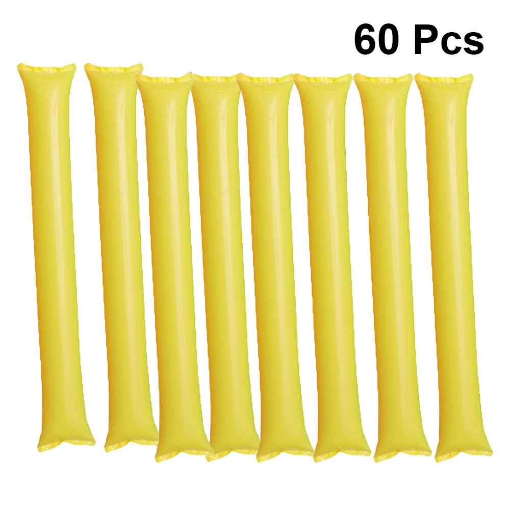 

60 Pcs Inflatable Sticks Party Leaders Ballons Cheerleader Concert Noise Maker Boom Wand Child
