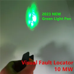 Newest Mini VFL Green Light Pen 10MW Rechargeable Optical Visual Fault Locator 10mw Stable VFL Foolproof Operation Easy to Carry