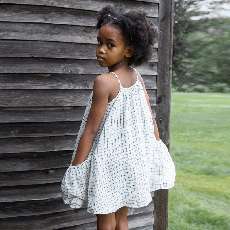 Zara Girl|Elevate her summer wardrobe with our Girls Plaid Sleeveless  Spaghetti Strap Dress, crafted from soft cotton with playful pockets and a  flattering A-line silhouette for ages 3-6.