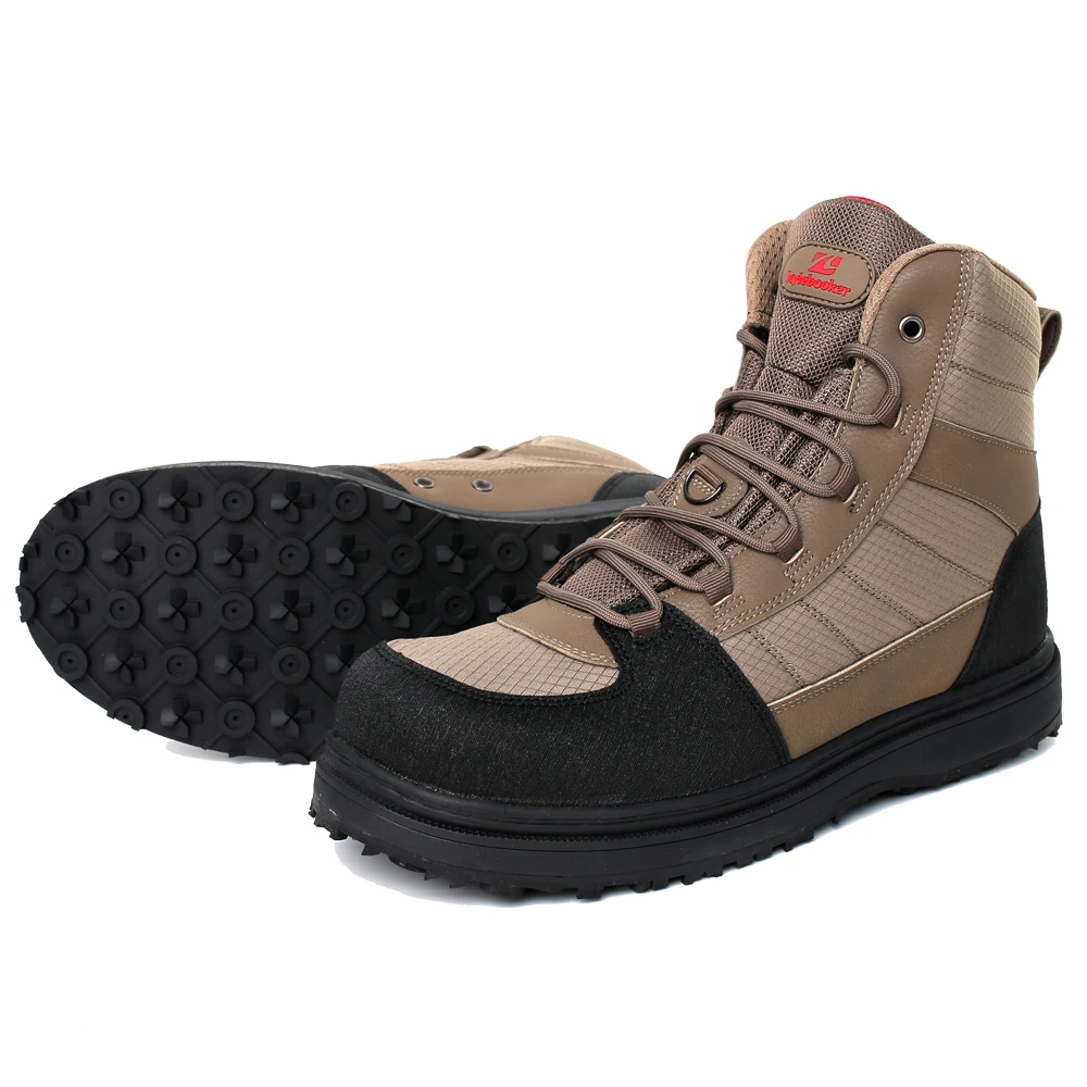 Men's Fishing Wading Waders Boots Rubber Sole Lightweight Anti-Slip Hunting Rubber Bottom Waders Shoes
