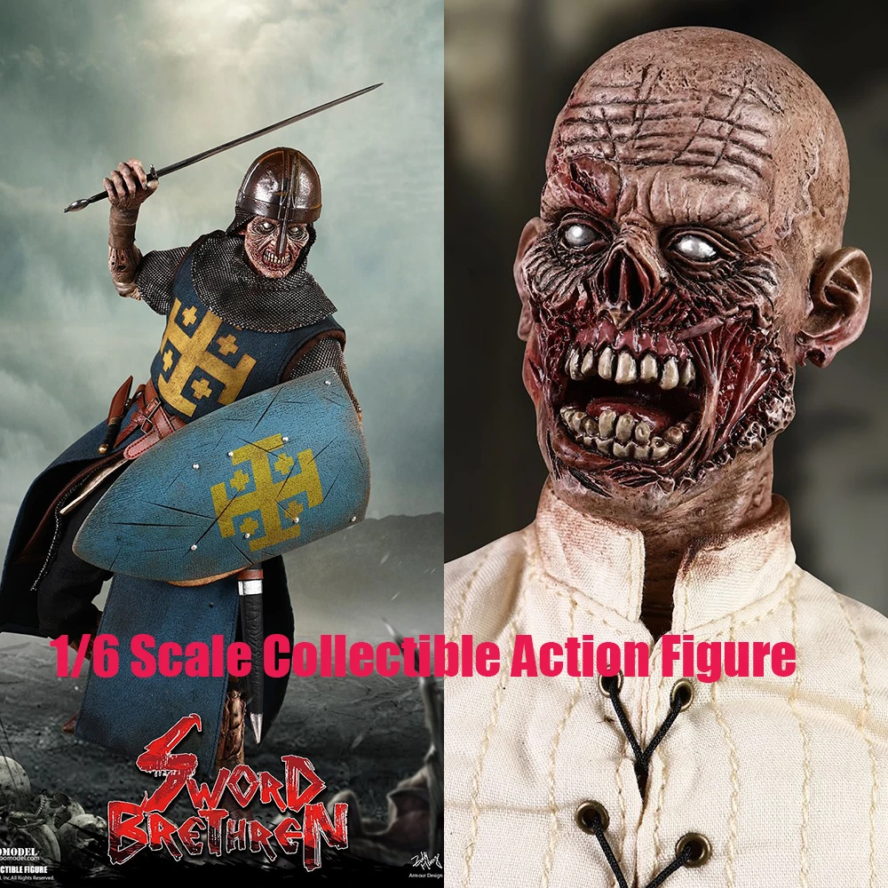 

COOMODEL NS001 NS002 1/6 Zombie Men Soldier Alloy Diecasting Nightmare Series Sword Knight Full Set 12Inch Action Figure Model