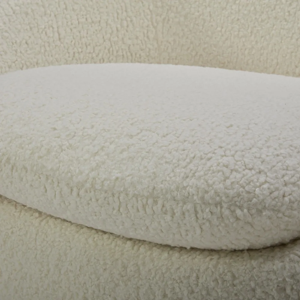 Cream Kids Sofa Lazy Floor Sofa Bedroom Single Person Lazy Floor Sofa Bedroom Single Person  Suede Chair Swivel Chair 3