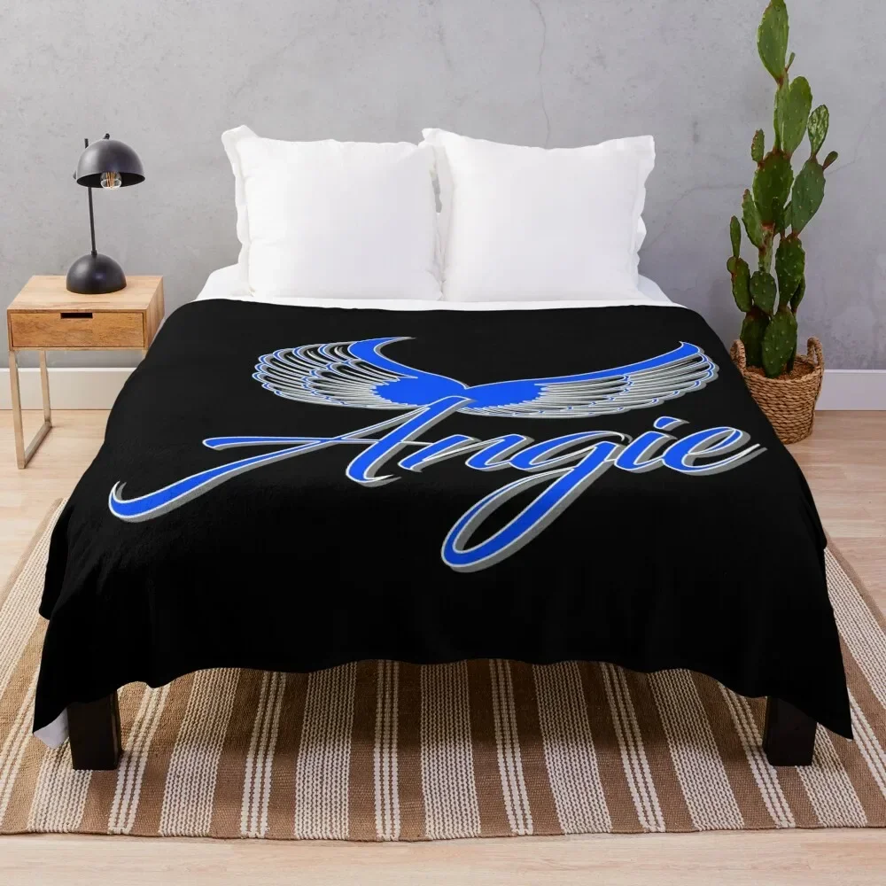 

Angie "Messenger of God" Throw Blanket Sofa Throw Warm Hair Blankets