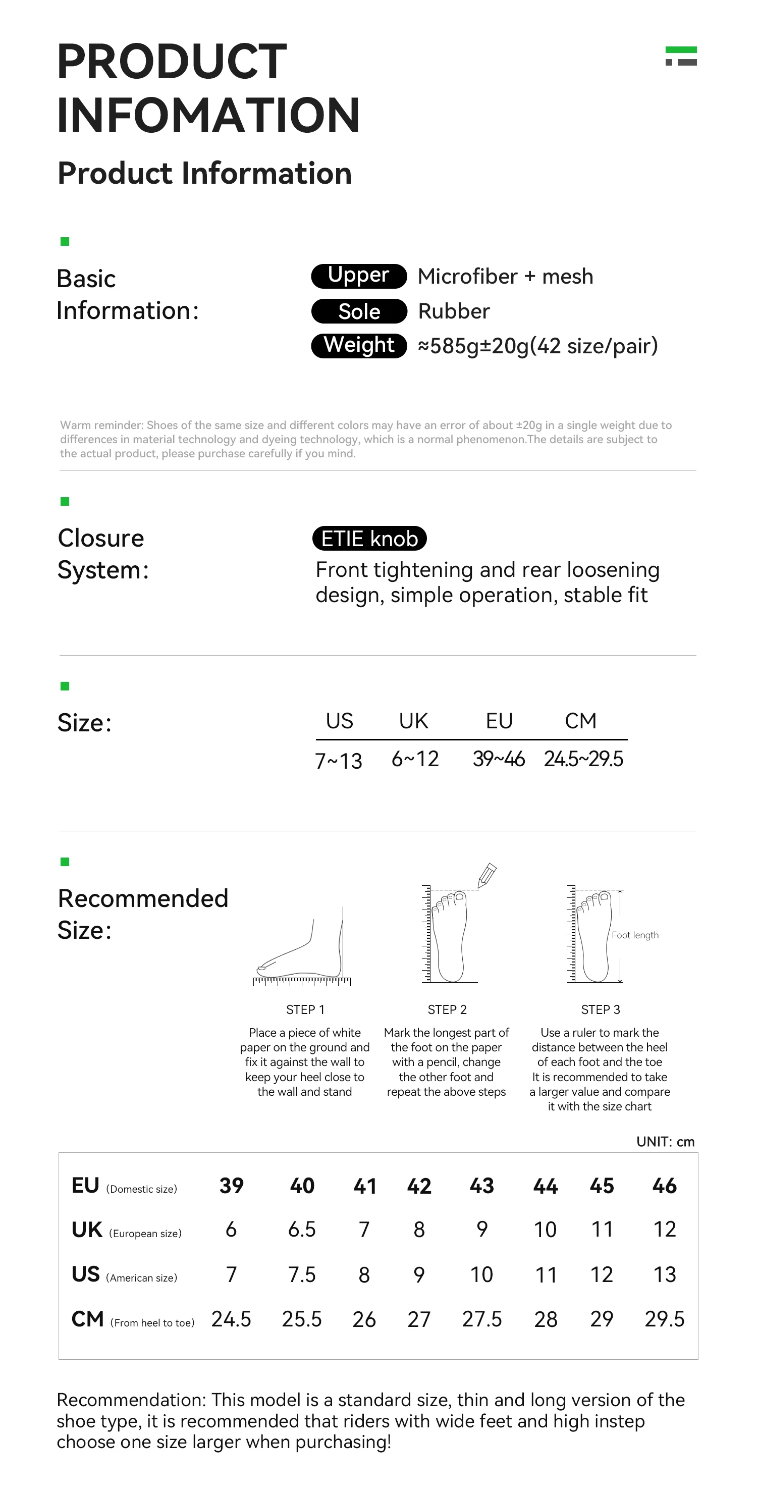 ROCKBROS Nicht unterstützte Fahrradschuhe, leicht, atmungsaktiv, CR4, nicht verriegelnd, Fahrradschuhe, Zahnstruktur, Gummi, rutschfeste Sohle, Fahrradschuhe – Detail 3