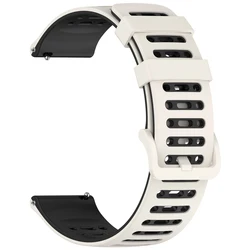 Silicone Wristbands - Stylish Bands for Smartwatches, 22mm Watch Strap Bracelet (Starlight Black)