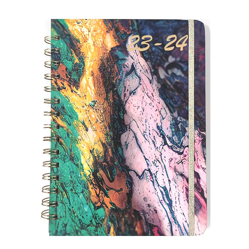 23-24-Weekly-Calendar-Book-Daily-Planner-Creative-A5-Full-English-Coil ...