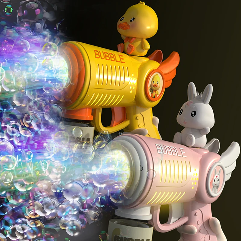 Bubble Blowing Toy Fully Automatic Bubble Blowing Toy Bubble Gun Outdoor Machine Gift Holiday Gift Toy
