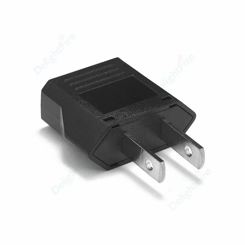 European to American Travel Power Adapter - EU to US Plug Converter with AC Outlet