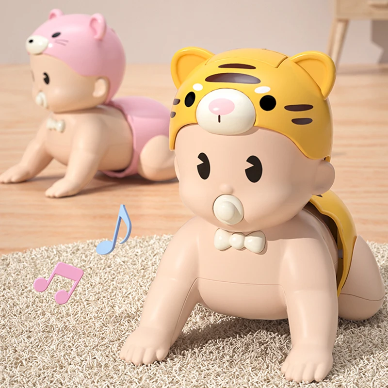 

0-12 Months Baby Crawl Toy Cute Boy Girl Music Walking Child Puzzle Electric Toddlers Learn To Climb Bebe Early Education Toys