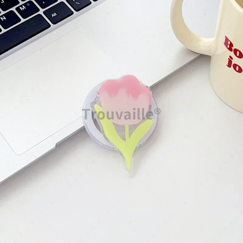 Magsafe 전화 그립 Tok 소켓 용 Trouvaille 핸드폰 액세서리 모바일 브래킷 한국 Griptok 전화 스탠드 홀더 킥 스탠드