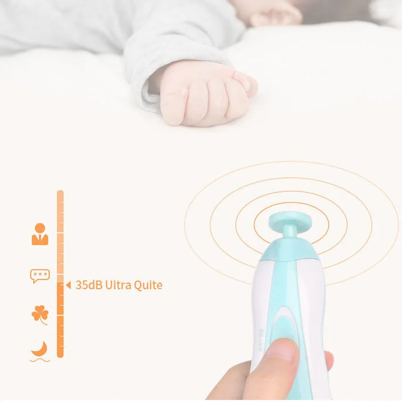 Electric Baby Nail Trimmer 6 Heads Baby Nail Clipper Manicure Scissors Care Tool Cutter for Newborn Accessories