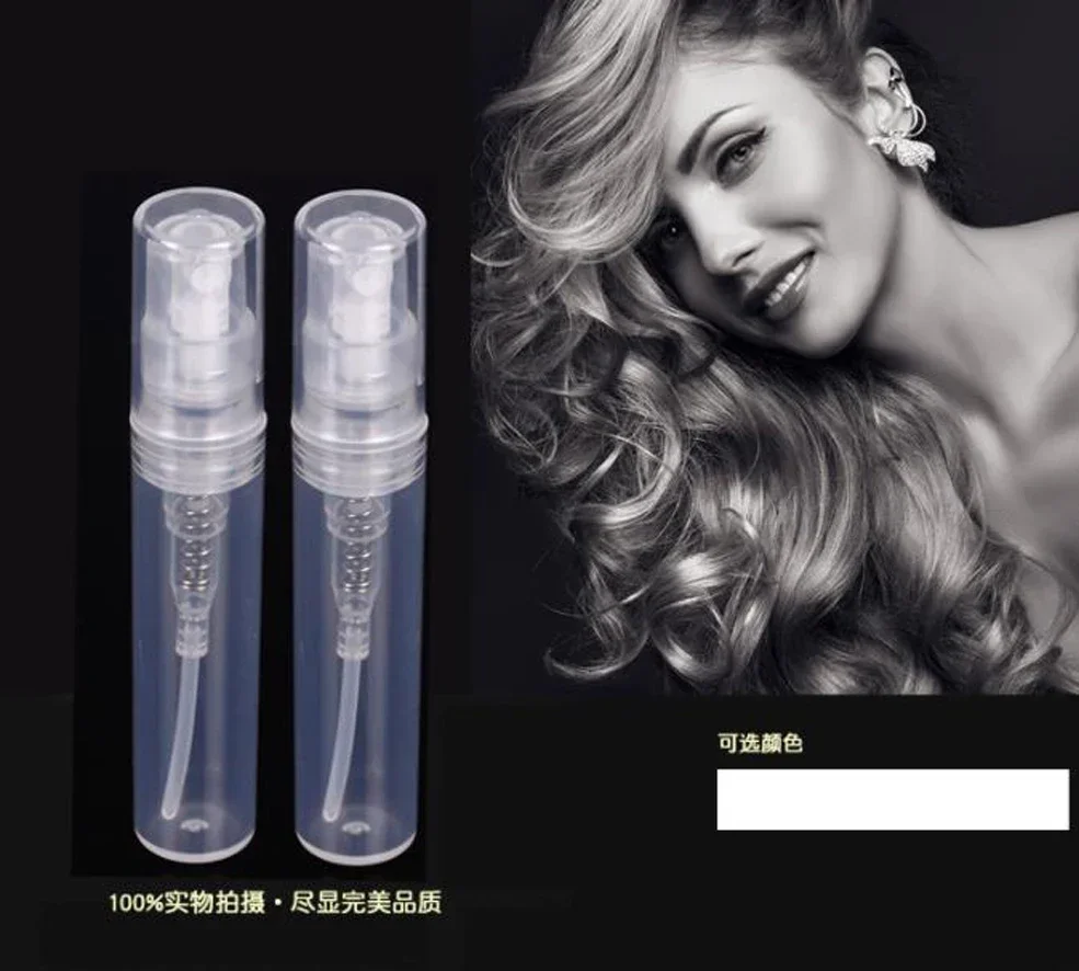 20 팩 3ml/2ml/5ml 미니 투명 플라스틱 스프레이 병 청소, 여행, 에센셜 오일, 향수를위한 빈 귀여운 향수 분무기