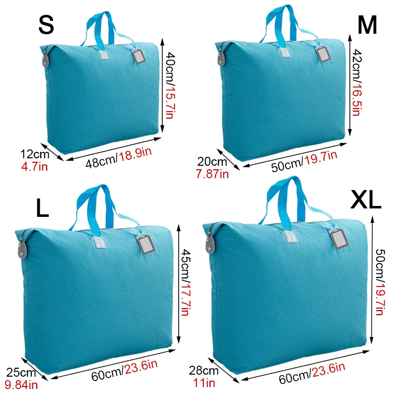 Elegant Oxford Fabric Storage Bag - Stylish Handheld Travel & Storage Solution